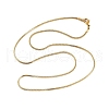 2MM 304 Stainless Steel Square Snake Chain Necklaces for Women NJEW-B131-01B-G-4