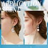 SUNNYCLUE 200Pcs Plastic Earring Hooks KY-SC0001-73-6