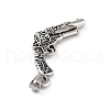 Retro 304 Stainless Steel Pendants STAS-I205-06AS-B-3