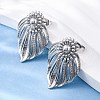 304 Stainless Steel Stud Earrings EJEW-Z098-08P-3