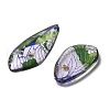 4Pcs Transparent Epoxy Resin Butterfly Wings Pendants RESI-C057-02A-2