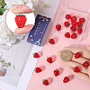 SUNNYCLUE 24Pcs Transparent Resin Imitation Fruit Pendants INS-SC0001-01-3