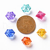 Transparent Acrylic Beads TACR-S154-15B-3