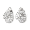 Brass Micro Pave Cubic Zirconia Charms KK-F862-06P-1