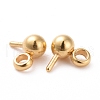 304 Stainless Steel Ball Stud Earring Post STAS-Z035-01A-G-3