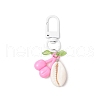 Acrylic Fruits & Shell Pendant Decorations HJEW-JM03300-4