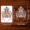 Plastic Drawing Painting Stencils Templates DIY-WH0396-0053-2