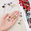 CHGCRAFT 7Pcs 7 Style Tibetan Style Alloy Bookmarks AJEW-CA0002-37-3