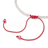 Glass Seed Beads Braided Bracelets BJEW-MZ00176-07-5