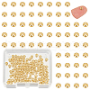 Unicraftale 120Pcs Brass Spacer Beads KK-UN0002-36-1