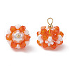 Glass Pendants PALLOY-MZ00673-05-1
