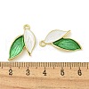 Rack Plating Alloy Enamel Pendants FIND-M033-32G-3