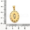 Golden 304 Stainless Steel Pendants STAS-K300-02G-M-3