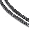Electroplate Non-magnetic Synthetic Hematite Beads Strands G-I175-09D-2
