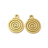 Ion Plating(IP) 304 Stainless Steel Charms STAS-J042-08G-1