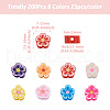 Fashewelry 200Pcs 8 Colors Handmade Polymer Clay Beads CLAY-FW0001-03-4