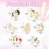 30Pcs 10 Styles Alloy Enamel Pendants ENAM-YW0004-11-3