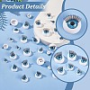   24 Pairs 6 Styles Plastic Doll Eye Patch KY-PH0002-01A-4