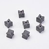 Non-magnetic Synthetic Hematite Beads Strands G-F396-38-4x4mm-3