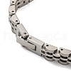 304 Stainless Steel Thick Link Chain Bracelet BJEW-G649-09B-A-3