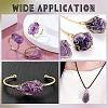 Raw Rough Natural Amethyst Beads G-WH0016-35-6