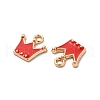 Alloy Enamel Pandants ENAM-K067-53KCG-03-2