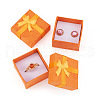 Square Paper Jewelry Ring Gift Boxes with Bowknot CON-TAC0010-80A-3