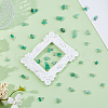 60Pcs 3 Styles Natural Green Aventurine Nuggets Connector Charms PALLOY-HS00001-4