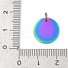 Ion Plating(IP) 304 Stainless Steel Pendants STAS-I311-32E-RC-3