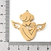 304 Stainless Steel Pendants STAS-S178-07G-3