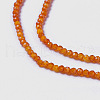 Cubic Zirconia Beads Strands G-F596-48D-3mm-3