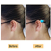 Gorgecraft 15 Pairs 5 Colors Silicone Eyeglasses Ear Grips FIND-GF0004-07-4