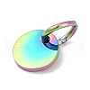 Ion Plating(IP) 304 Stainless Steel Pendants STAS-I311-32A-RC-2