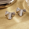 Stylish Stainless Steel Irregular Stud Earrings EG3704-2-1