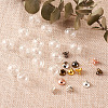 Brass Bead Cap Pendant Bails KK-TA0007-90-4