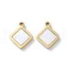 Ion Plating(IP) 304 Stainless Steel Charms STAS-Z099-02G-06-1