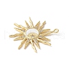 Brass Micro Pave Cubic Zirconia Pendant KK-P280-34G-2