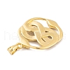 304 Stainless Steel Big Pendants STAS-K283-26G-3