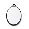 Glass Mirror Pendants FIND-Z073-02EB-03-1