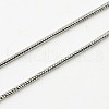 Tarnish Resistant Herringbone Chain Necklace for Men NJEW-F027-16-1mm-2