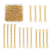   520Pcs 4 Styles Iron Links Connectors IFIN-PH0002-24-7