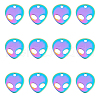 Unicraftale 12Pcs Ion Plating(IP) 201 Stainless Steel Charms STAS-UN0045-65-1