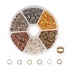 1 Box 6 Color Iron Jump Rings IFIN-PH0001-7mm-08-8