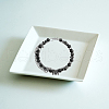 GOMAKERER 2 Strands Natural Black Agate Bead Strands G-GO0001-08-5