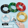 Round Anodized Aluminum Wire AW-BC0007-1.0mm-26-4