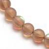 Synthetic Moonstone Beads Strands G-F142-6mm-04-3