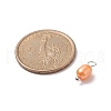 Dyed Natural Cultured Freshwater Pearl Rice Charms PALLOY-JF01948-02-4