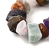 Natural Amethyst & Tiger Eye & Green Aventurine & Rose Quartz & Carnelian Beads Strands G-I283-F17-4