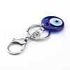 Handmade Lampwork Evil Eye Keychain KEYC-JKC00237-01-2