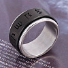 Laser Cut 304 Stainless Steel Finger Rings FS-WGFAC1E-09-1